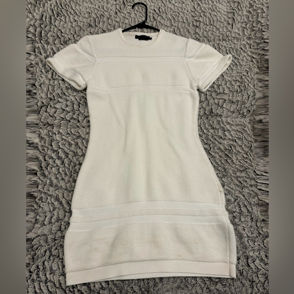 Alexander Wang Chic White Knit Dress - Picture 1 of 4